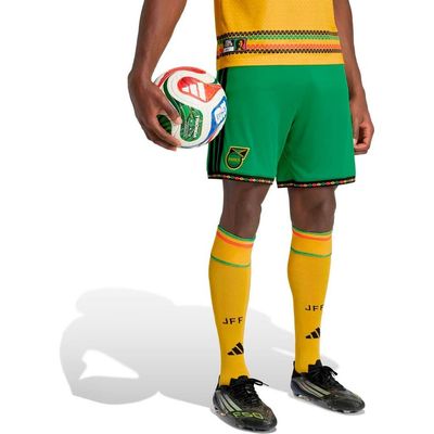 adidas Men's adidas Green Jamaica National Team Replica Shorts 