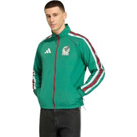 adidas Men's adidas Green Mexico National Team 2026 Home Full-Zip Game Day Anthem Jacket 