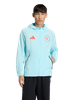 adidas Men's adidas Light Blue Chicago Fire Tiro Travel Full-Zip Hooded Windbreaker  - 1