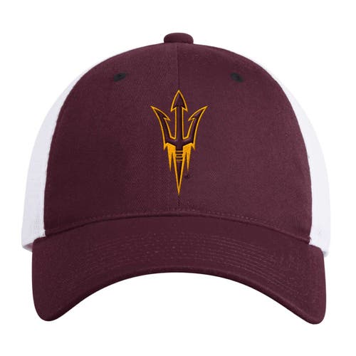 adidas Men's adidas Maroon Arizona State Sun Devils Mascot Slouch Trucker Adjustable Hat 