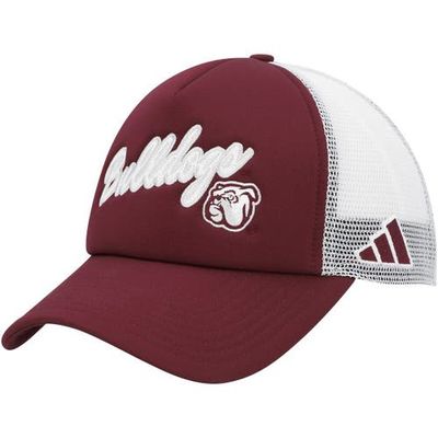 adidas Men's adidas Maroon Mississippi State Bulldogs Script Trucker Snapback Hat 