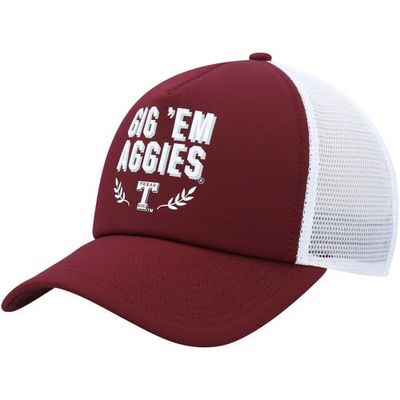 adidas Men's adidas Maroon Texas A&M Aggies Phrase Foam Front Trucker Adjustable Hat 