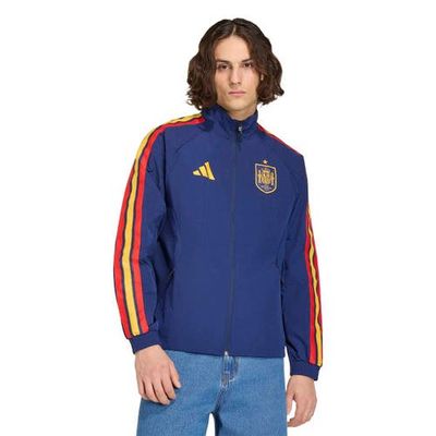 adidas Men's adidas Navy Spain National Team 2026 Home Full-Zip Game Day Anthem Jacket 