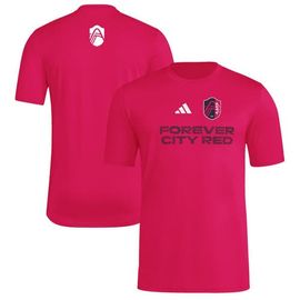 adidas Men's adidas Pink St. Louis City SC 2025 Jersey Hook AEROREADY T-Shirt