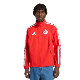 adidas Men's adidas Red Chicago Fire 2026 Anthem Raglan Full-Zip Jacket 