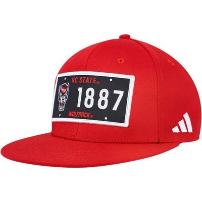 adidas Men's adidas Red NC State Wolfpack Established Snapback Hat 