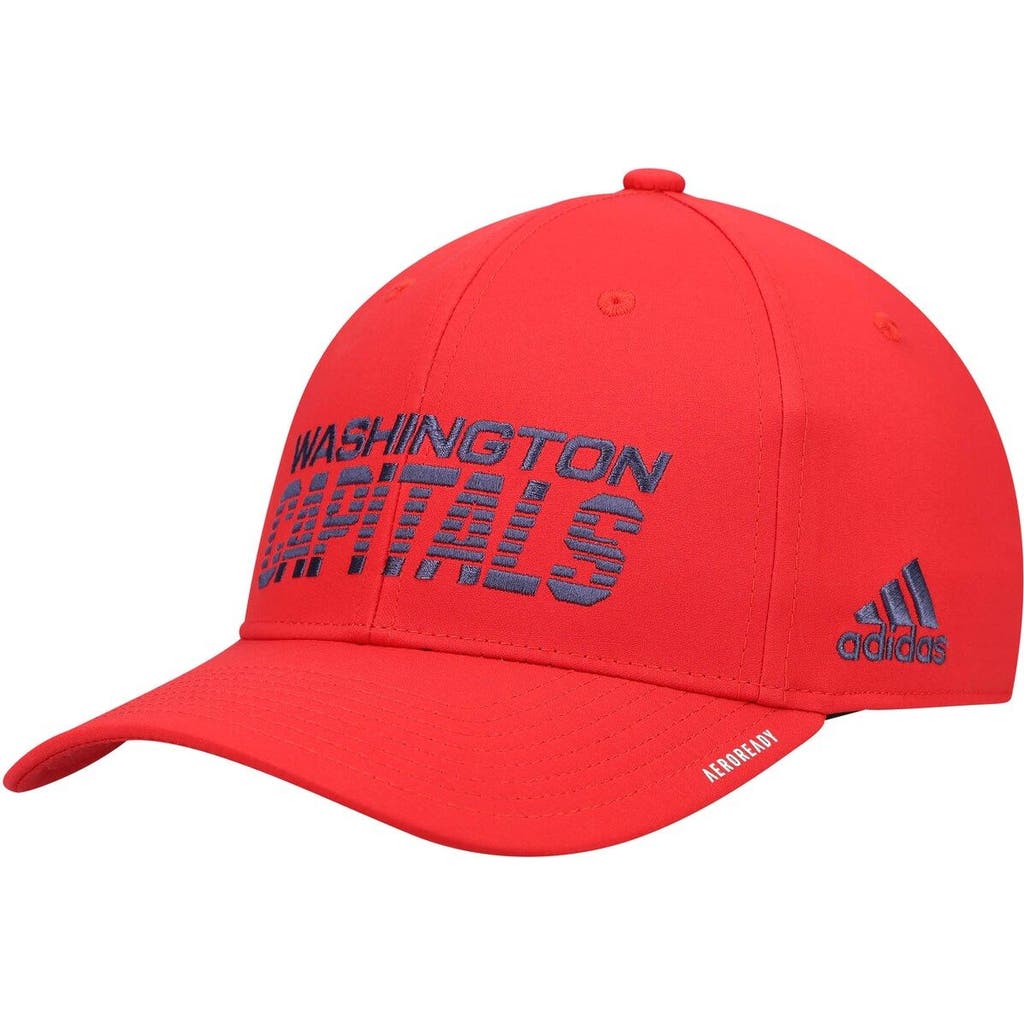 adidas Men's adidas Red Washington Capitals 2021 Locker Room AEROREADY Flex Hat 