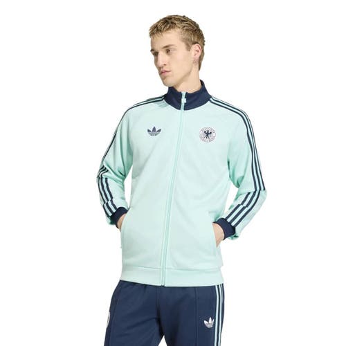 adidas Men's adidas Turquoise Germany National Team Originals Full-Zip Track Jacket 
