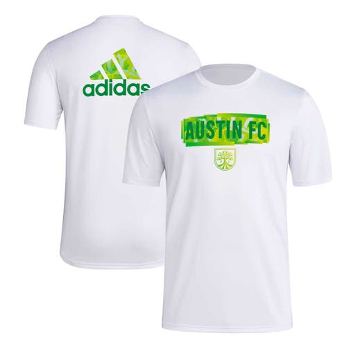adidas Men's adidas White Austin FC Local Pop AEROREADY T-Shirt 