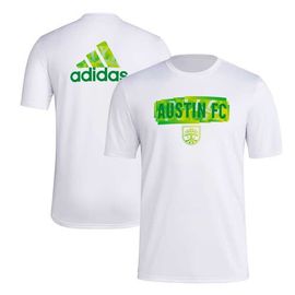 adidas Men's adidas White Austin FC Local Pop AEROREADY T-Shirt 