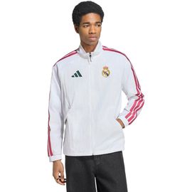 adidas Men's adidas White Real Madrid 2026 Full-Zip Anthem Jacket 