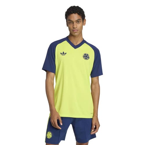 adidas Men's adidas Yellow Colombia National Team 2026 Pre-Match Top 
