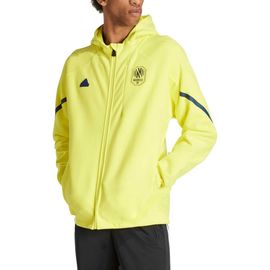 adidas Men's adidas Yellow Nashville SC 2024 Anthem Travel Raglan Sleeve Full-Zip Jacket 