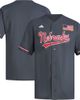 adidas Men's adidas Gray Nebraska Huskers Replica Baseball Jersey  - 1