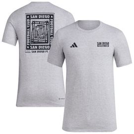 adidas Men's adidas Gray San Diego FC Local Wrap T-Shirt 