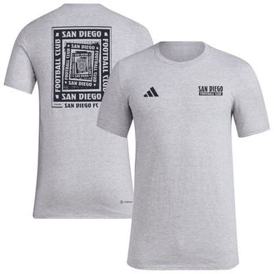 adidas Men's adidas Gray San Diego FC Local Wrap T-Shirt 