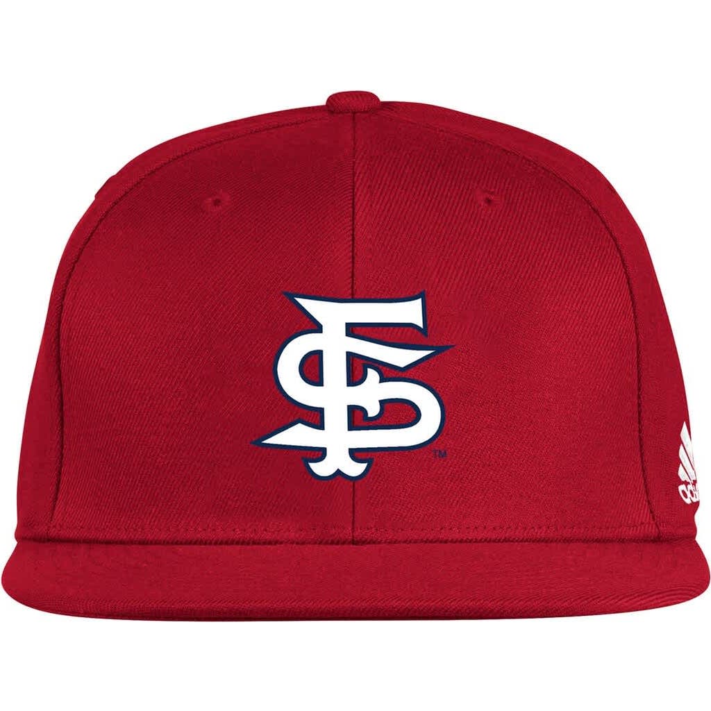 adidas Men's adidas Red Fresno State Bulldogs On-Field Fitted Hat 