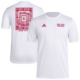 adidas Men's adidas White St. Louis City SC Local Wrap T-Shirt 