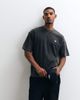 adidas Originals adidas Essentials three stripe T-shirt in washed black - 2