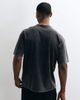 adidas Originals adidas Essentials three stripe T-shirt in washed black - 3