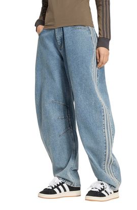 adidas Originals adidas Originals 3-Stripes Barrel Leg Jeans
