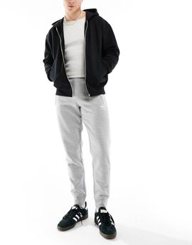 adidas Originals adidas Originals 3 stripes track pants in gray