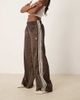 adidas Originals adidas Originals Adibreak track pants in leopard print-Brown - 2