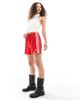 adidas Originals adidas Originals Adicolor Firebird shorts in red - 1