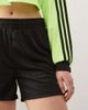adidas Originals adidas Originals Adicolor jacquard shorts in black and bright green - 3