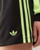adidas Originals adidas Originals Adicolor jacquard shorts in black and bright green - 4