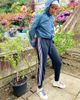 adidas Originals adidas Originals adicolor slim three stripe pants in black - 3
