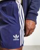 adidas Originals adidas Originals adicolor three stripe 5 inch sprinter shorts in navy - 3