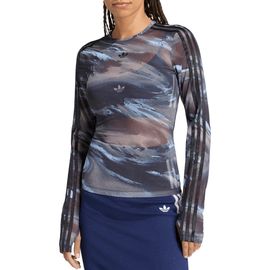 adidas Originals adidas Originals AOP Long Sleeve Mesh T-Shirt