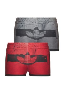 adidas Originals adidas Originals AV Printed Shorts 2 Pack