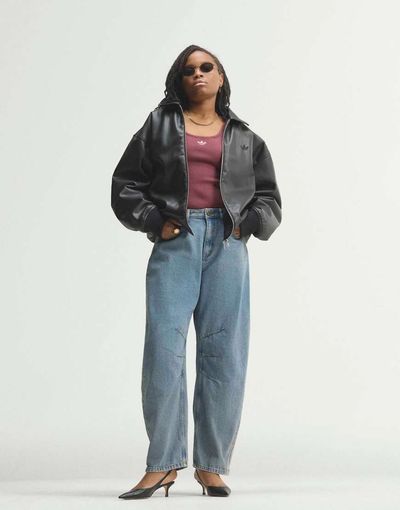 adidas Originals adidas Originals barrel denim jeans in blue