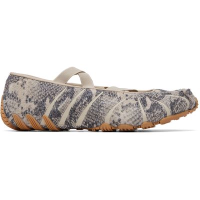 adidas Originals adidas Originals Beige & Gray Ghost Sprint Ballerina Flats