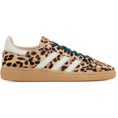 adidas Originals adidas Originals Beige Leopard Print Handball Spezial Sneakers