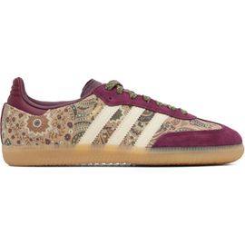 adidas Originals adidas Originals Burgundy & Beige Samba OG Liberty London Sneakers