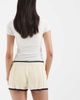 adidas Originals adidas Originals cable knit shorts in warm vanilla-Neutral - 3