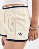 adidas Originals adidas Originals cable knit shorts in warm vanilla-Neutral - 4