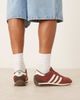 adidas Originals adidas Originals Country II sneakers in burgundy and brown - 2