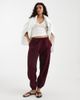 adidas Originals adidas Originals Essential cuffed sweatpants in burgundy-Red - 1
