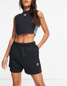 adidas Originals adidas Originals Essentials longer length shorts in black