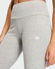adidas Originals adidas Originals Essentials ribbed flared leggings in medium gray heather - 4