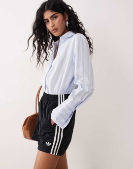 adidas Originals adidas Originals firebird shorts in black