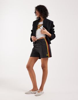 adidas Originals adidas Originals Firebird shorts in black and yellow