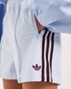 adidas Originals adidas Originals Firebird shorts in blue and maroon - 2