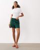 adidas Originals adidas Originals Firebird shorts in dark green and red - 3