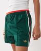 adidas Originals adidas Originals Firebird shorts in dark green and red - 4