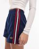 adidas Originals adidas Originals Firebird shorts in navy with red detailing - 4